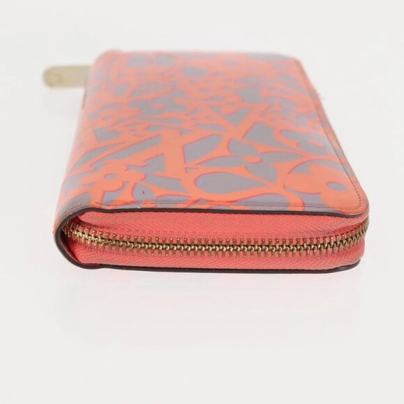 LOUIS VUITTON Sweet Monogram Zippy Wallet Long Wallet Orange M90124 Auth 143485 - Picture 6 of 16